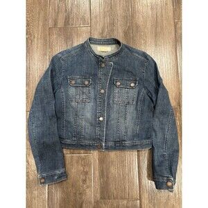 Vintage Y2K Jean‎ Jacket Women’s Size 10 Petite Michael Kors Denim EUC